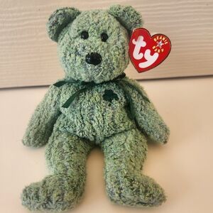 Ty Beanie Babies Bear - SHAMROCK the bear